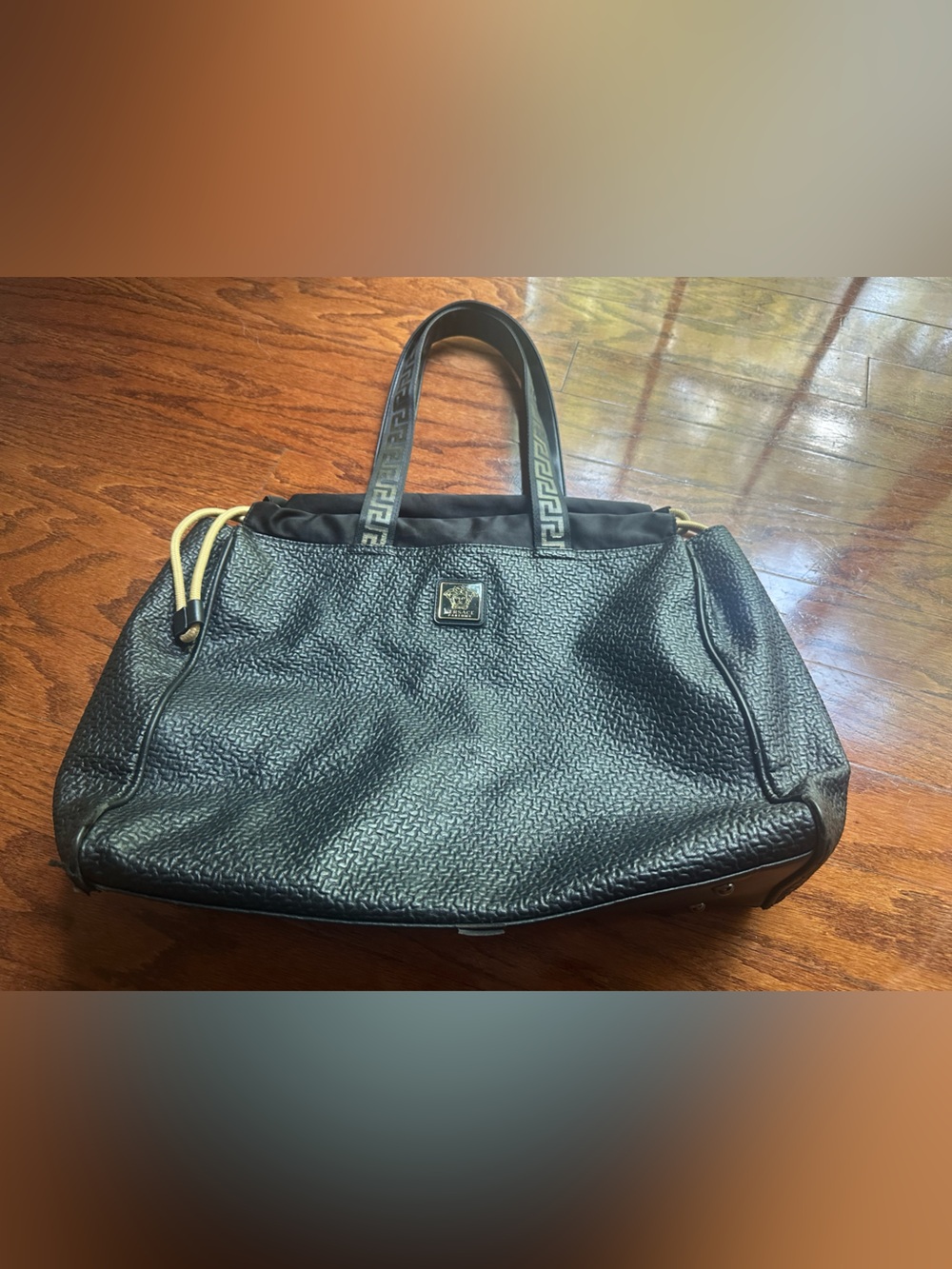 Versace Parfums promotional travel tote